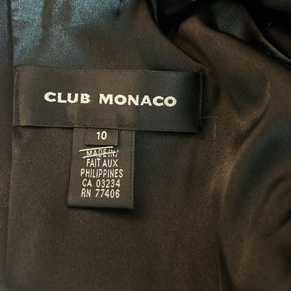 Club Monaco Mock Neck Wool Blend Dress - Picture 3 of 9